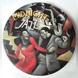 Midnight Jazz Various Artists Oldies Decorative Tin Case